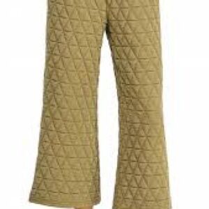 Quilted Olive Green Lounge Set See and Be Seen Size M PANT